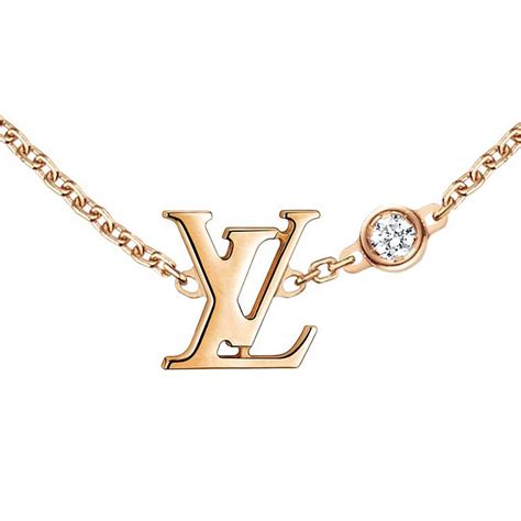 gold necklace lv